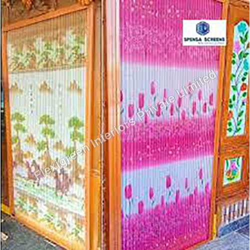 Printed Pleated Mesh Balconies