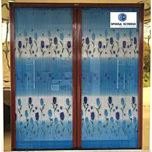 Printed Pleated Mesh Balconies