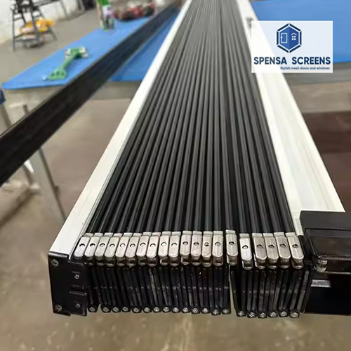 Aluminium Pleated Security Doors