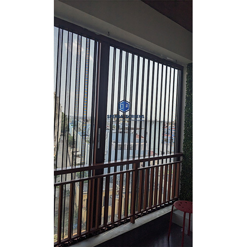 Aluminium Pleated Security Doors