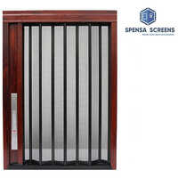 Aluminium Solid Pleated Security Doors