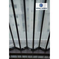 Aluminium Solid Pleated Security Doors