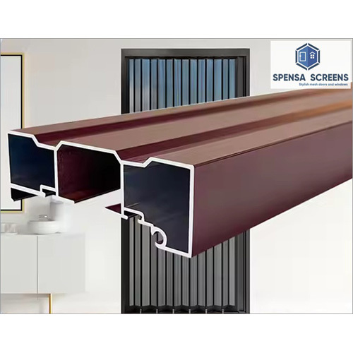 Aluminium Solid Pleated Security Doors