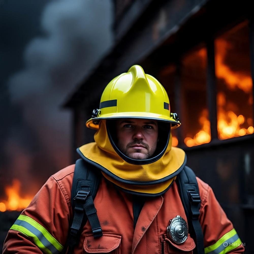 Fire Hood - Nylon, Black, 180 Grams | Provides Up To 40 Minutes Of Breathable Air For Smoke Inhalation Protection