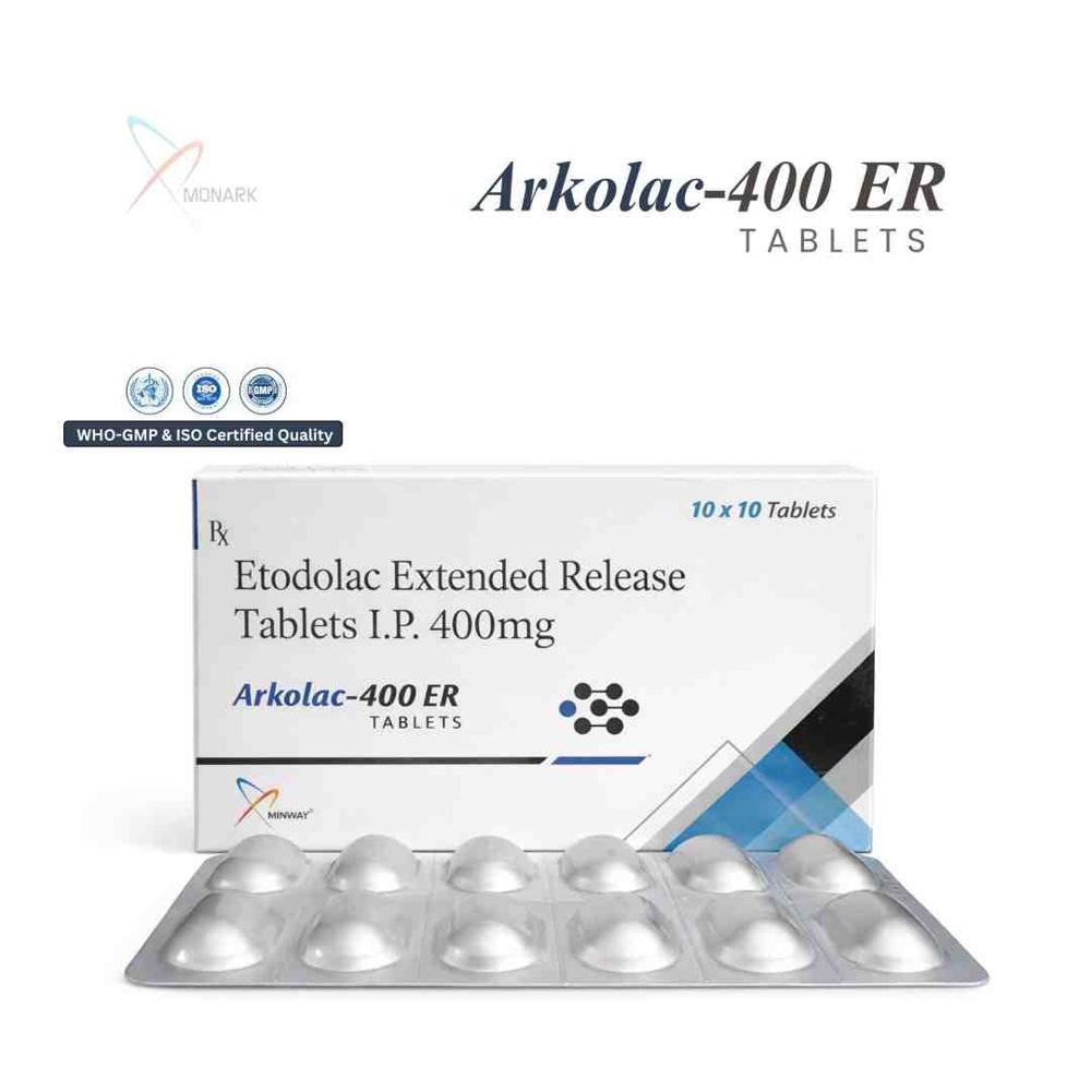 Etodolac Extended Release Tablets Ip - Brand Name: Arkolac-600 Er