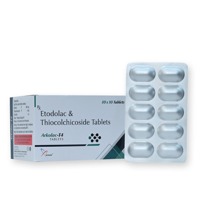 Etodolac And Thiocolchicoside Tablets