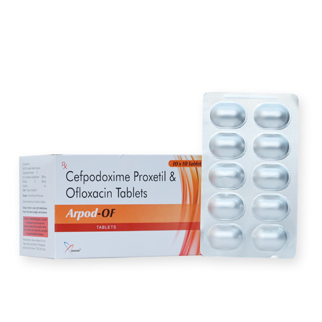 Cefpodoxime Proxetil And Ofloxacin Tablets