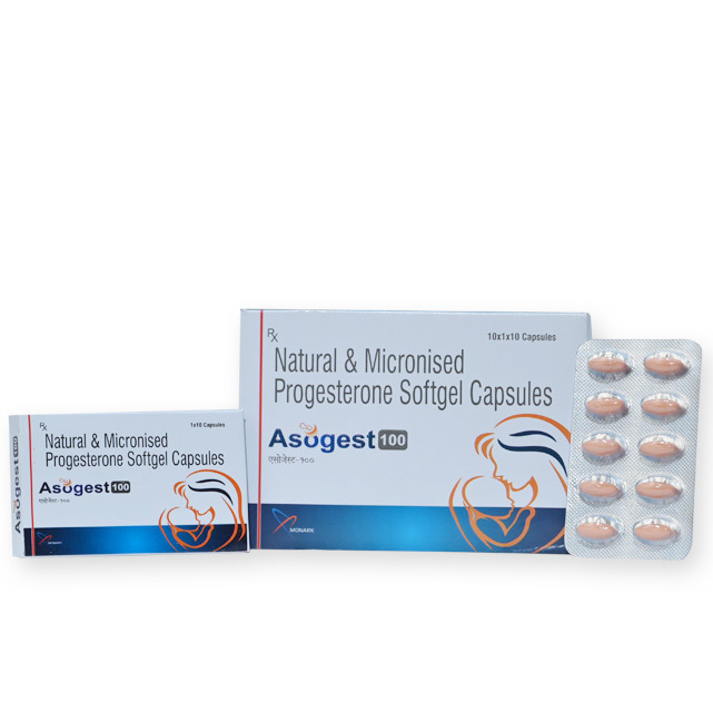 Natural And Micronised Progesterone Softgel Capsules