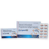 Natural And Micronised Progesterone Softgel Capsules - Brand Name: Asogest-100