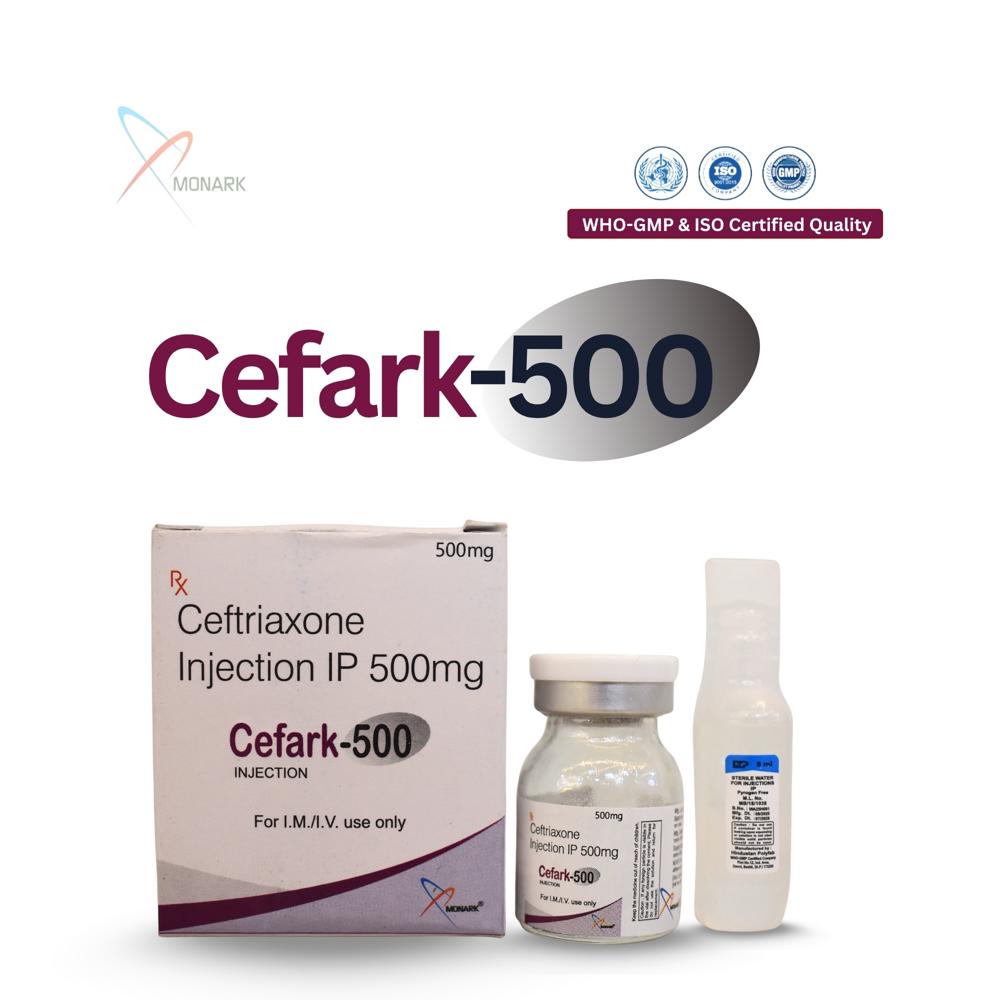 Ceftriaxone 500 Mg Injection - Brand Name: Cefark