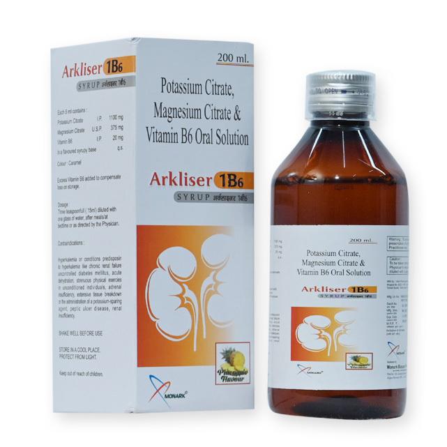 Potassium Citrate , Magnesium Citrate And Vitamin B6 Oral Solution