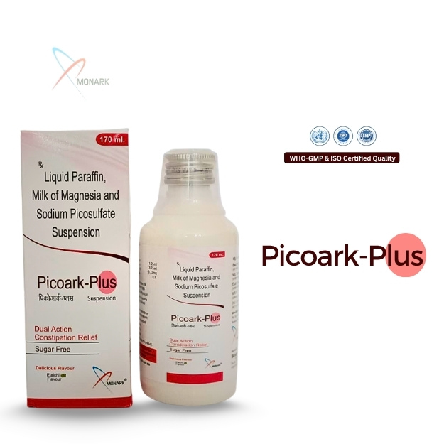 Milk Of Magnesia, Liquid Paraffin And Sodium Picosulfate Oral Emulsion - Brand Name: Picoark-plus