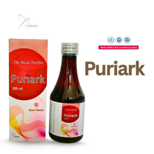 Blood Purifire Ayurvedic Syrup  With Monocarton - Brand Name: Platark
