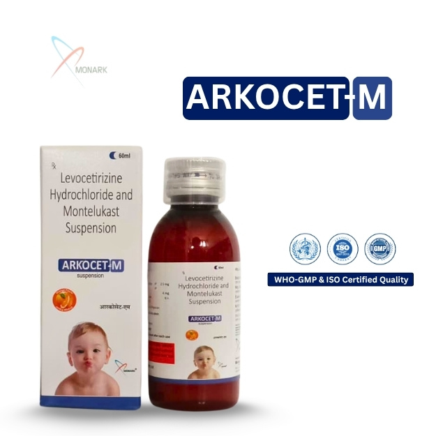 Levocetirizine Hydrochloride And Montelukast Syrup - Brand Name: Arkocet-M
