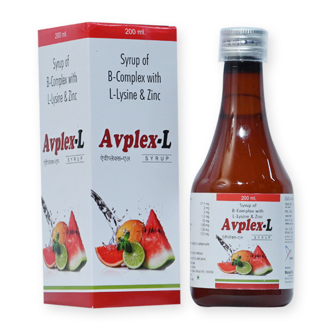 Syrup Of B-Complex With L-Lysine And Zinc