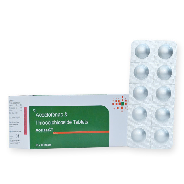 Aceclofenac And Thiocolchicoside Tablets