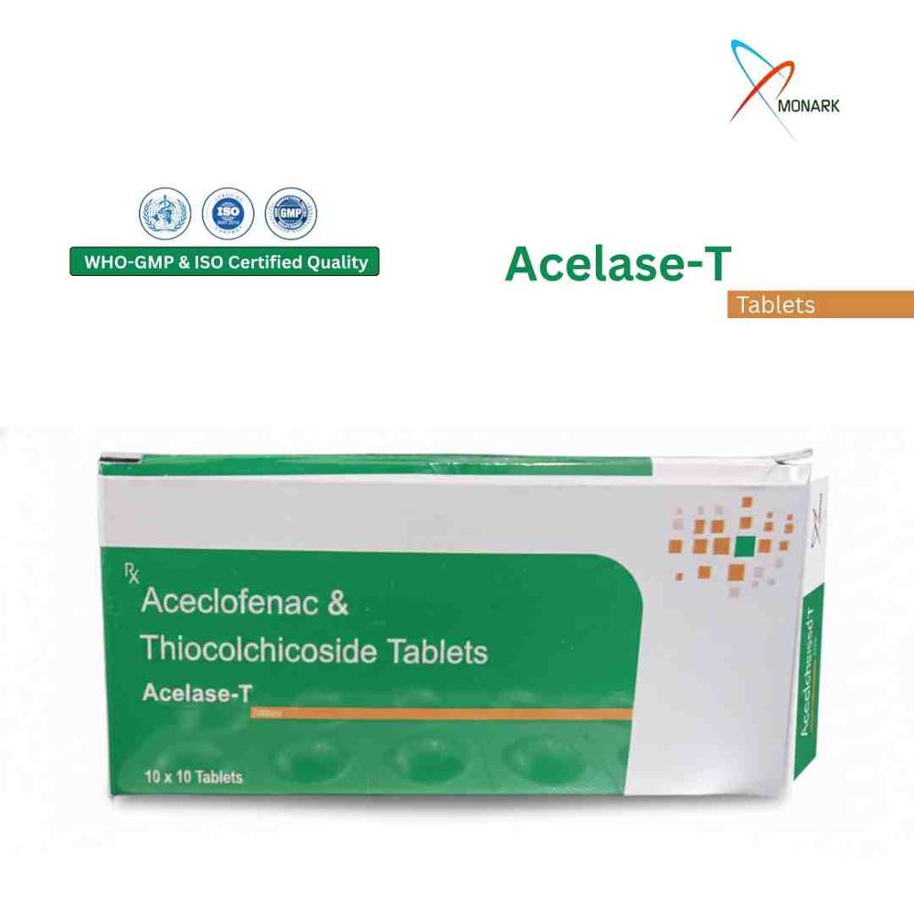 Aceclofenac And Thiocolchicoside Tablets - Brand Name: Acelase