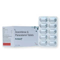 Aceclofenac And Paracetamol Tablets - Brand Name: Acelase-p