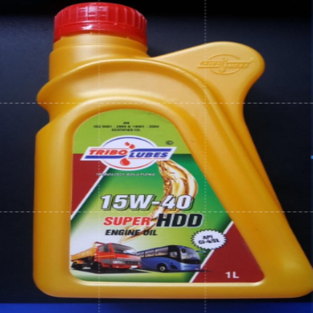 Tribo Lubes Super Hdd Engine Oil - Automotive Application, Yellow Color, Bottle Pack Type | Ideal For Commercial Vehicles
