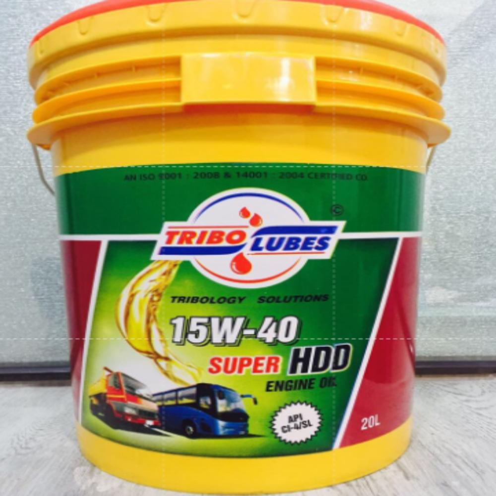 Tribo Lubes Super Hdd Engine Oil - Automotive Application, Yellow Color, Bottle Pack Type | Ideal For Commercial Vehicles