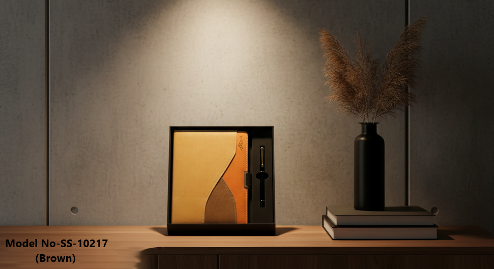 (SS-10217) Premium Diary & Metal Pen Gift Set