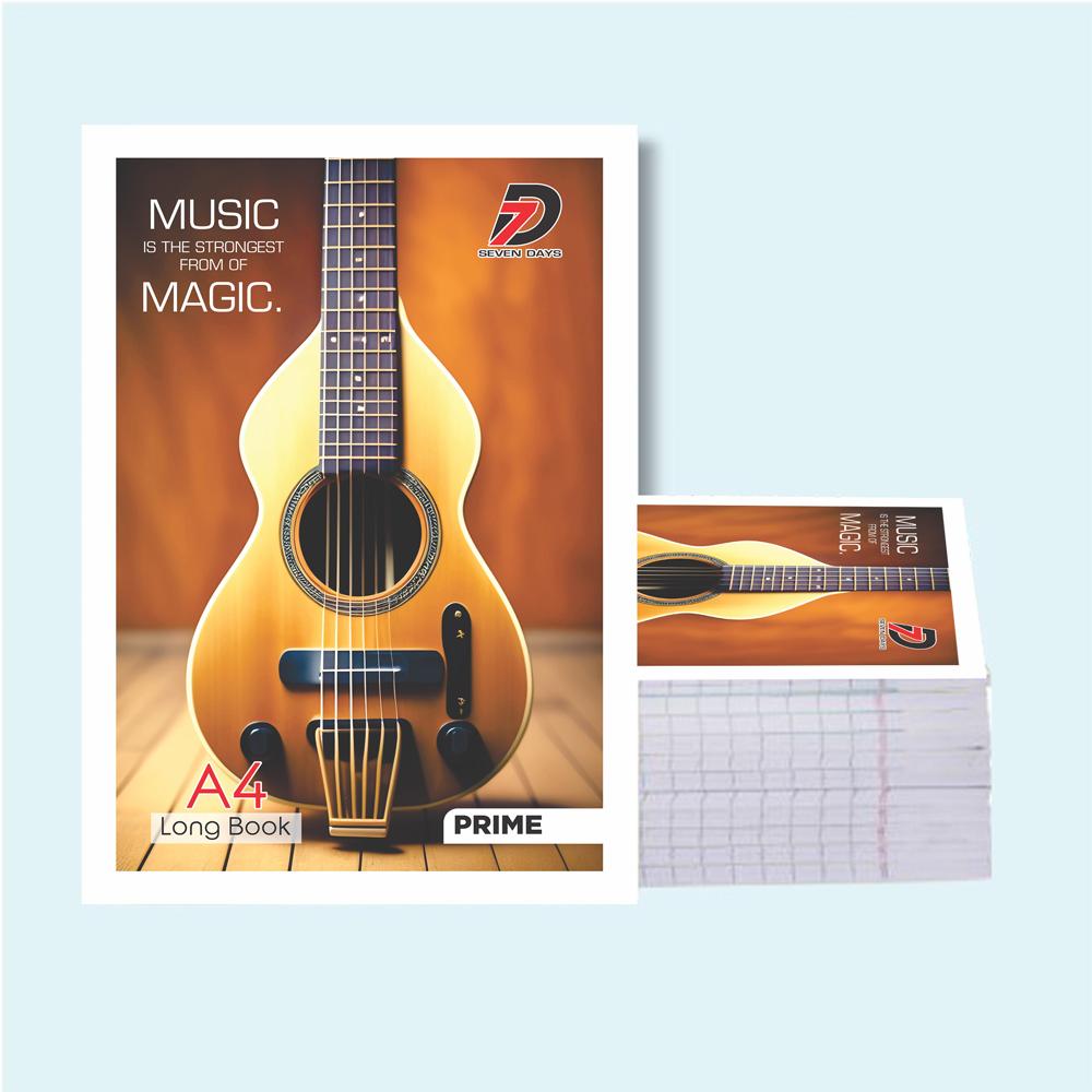 CTC Book World Prime Series A4 Register - 384 Pages - Single Line Ruled Long Book