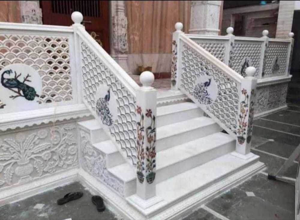 marble jali work Railing
