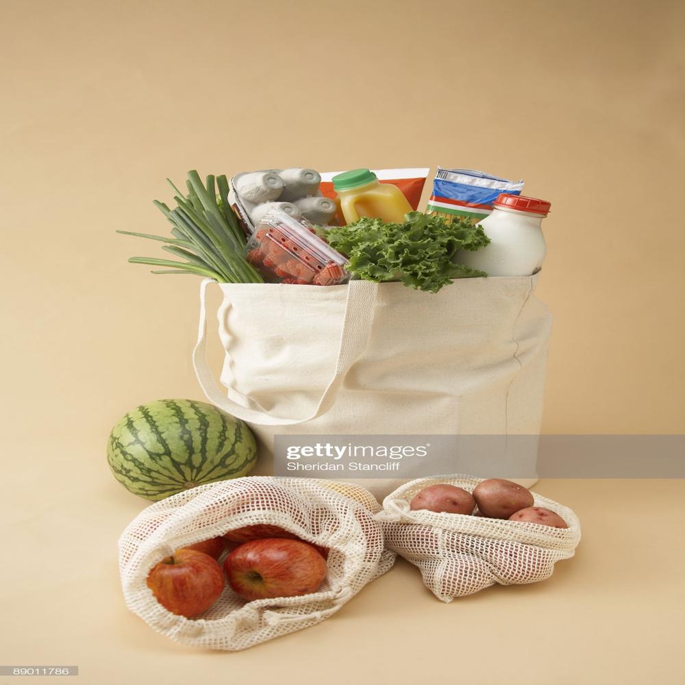 100% Cotton Shopping Veggies Bag