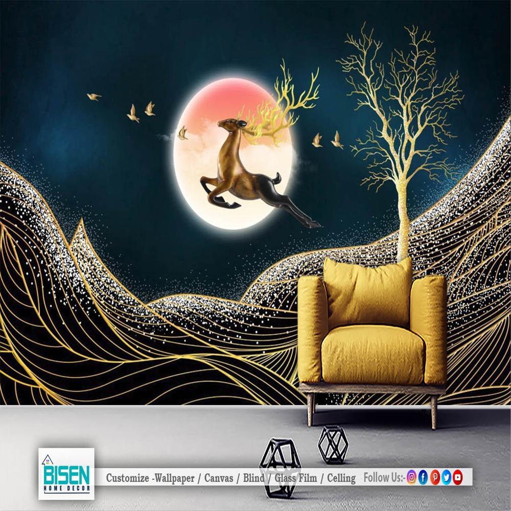 Abstract Wallpaper - Material: Non Woven