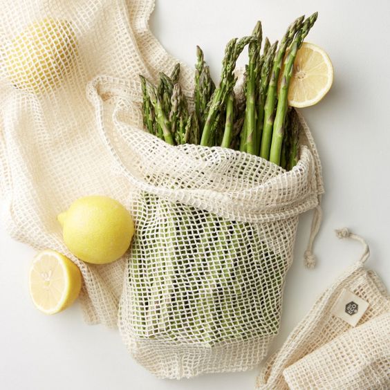 100% Cotton Vegetable String Bag