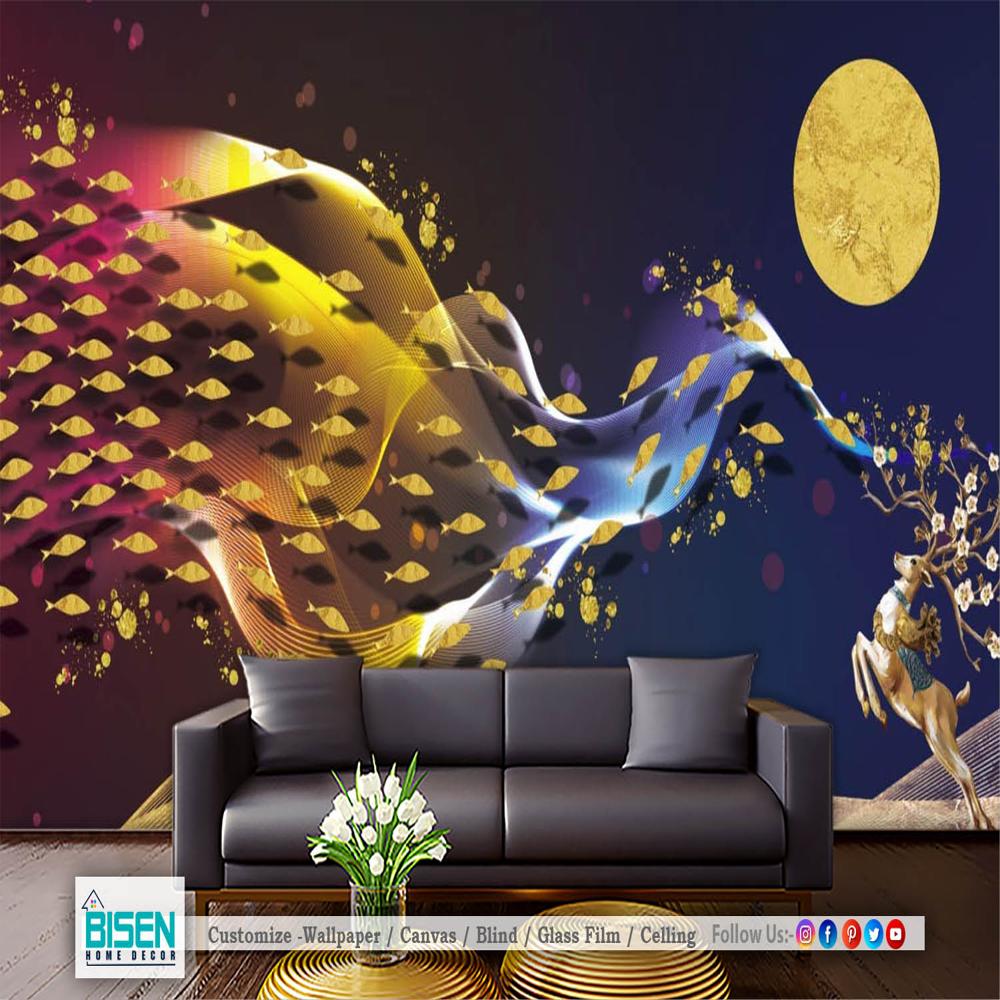 abstract wall design