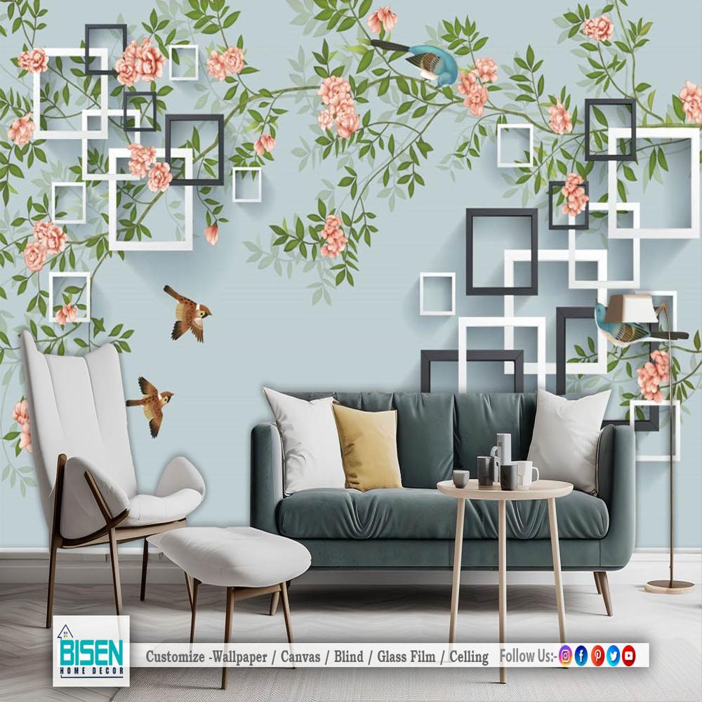 Abstract Wall Design - Material: Non Woven