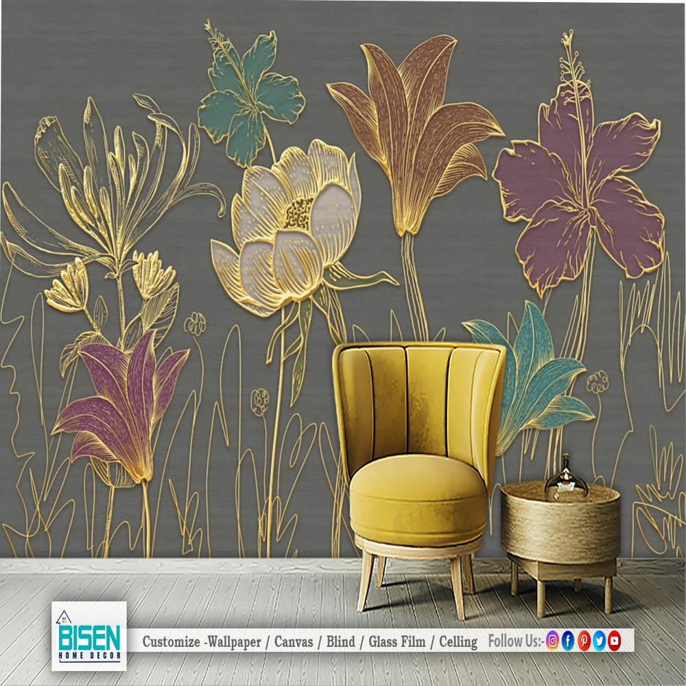 Abstract Wall Design - Material: Non Woven