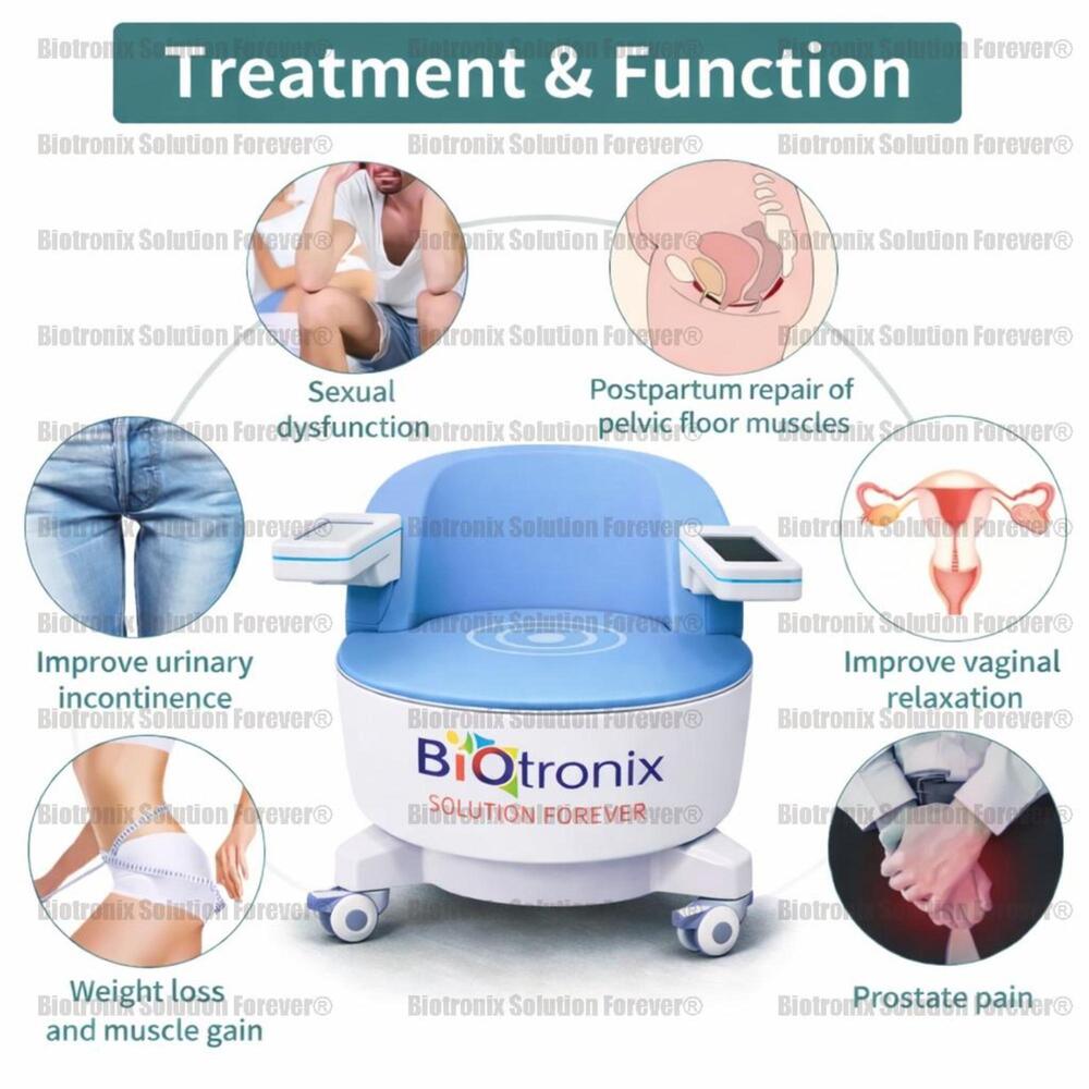 Pelvic Muscle Training & Stimulation Chair for Physiotherapy Clinics