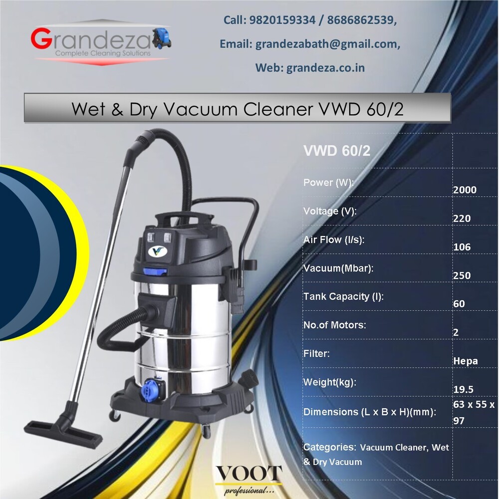Voot Back Pack Vacuum Cleaner Vbv 5/1-e