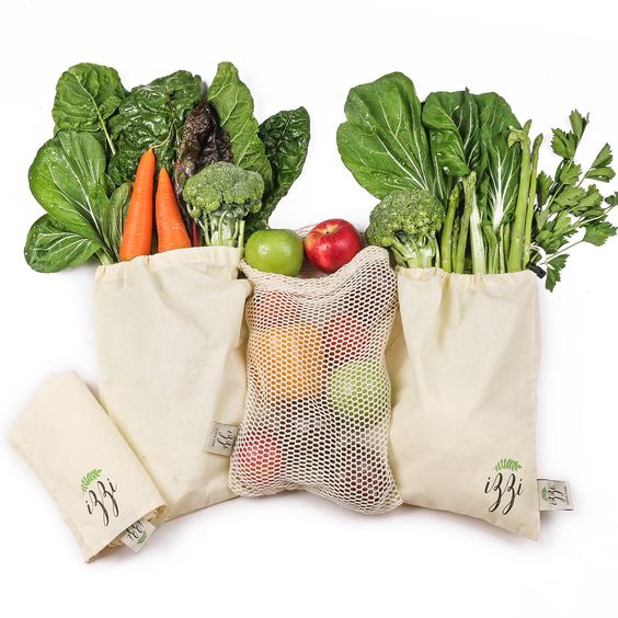 100% Cotton Mesh Drawstring Bag - Capacity: 20 Kg
