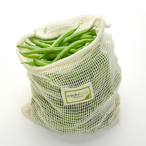 100% Cotton Mesh Drawstring Bag