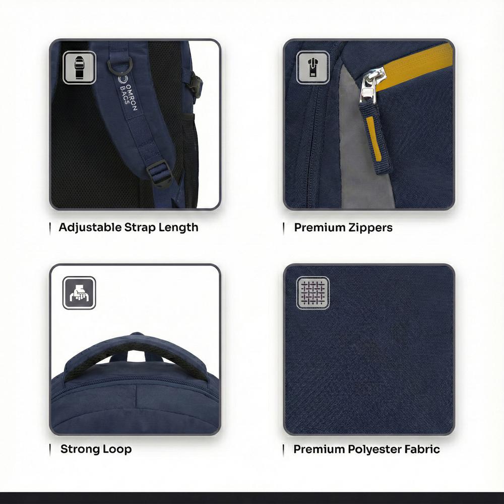 Office Laptop Backpack for Men & Women | USB Port | Water-Resistant Business Travel Bag with Rain Cover