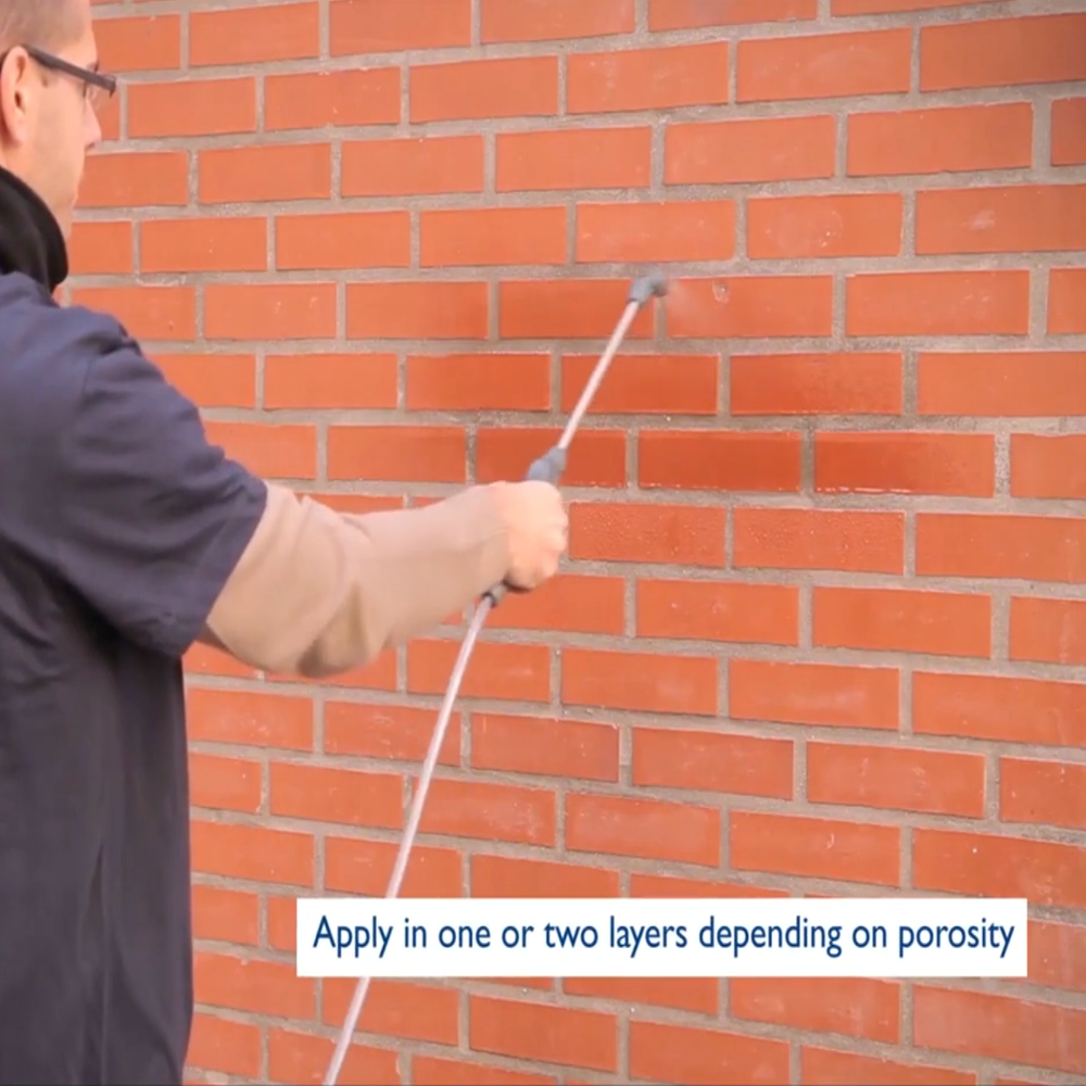 ImperGuard Natural Stone Water Repellent Sealer for Stone, Concrete, Brick  - Roof Wall Facade (Natural Look)