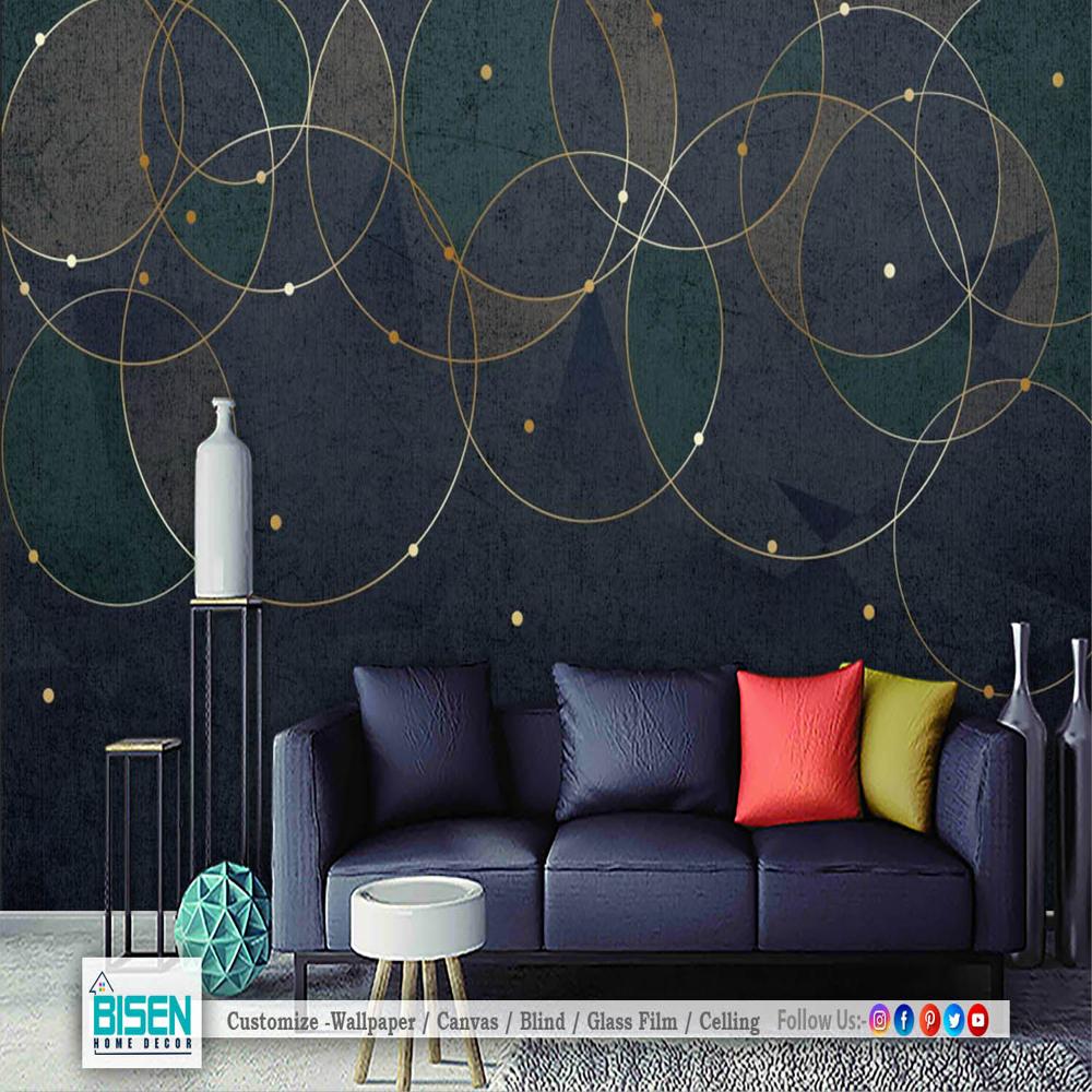 Abstract Art Wallpaper - Material: Non Woven