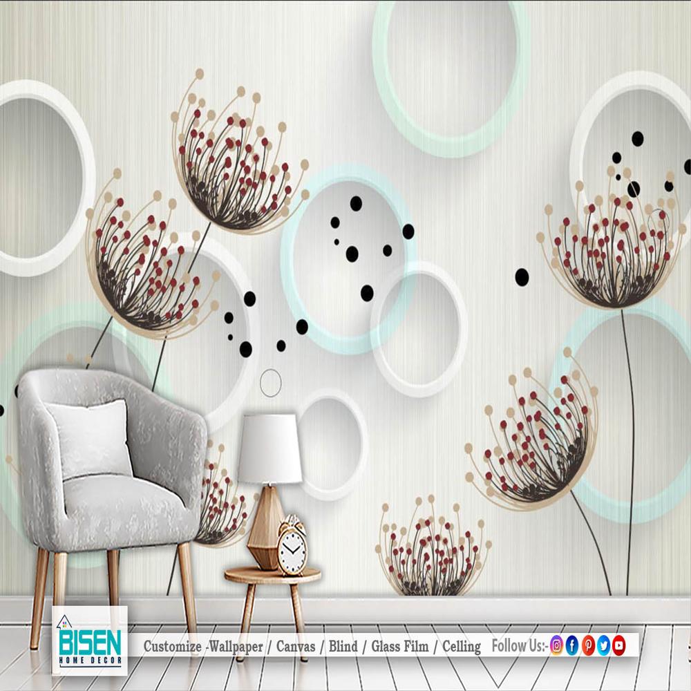 Abstract Art Wallpaper - Material: Non Woven