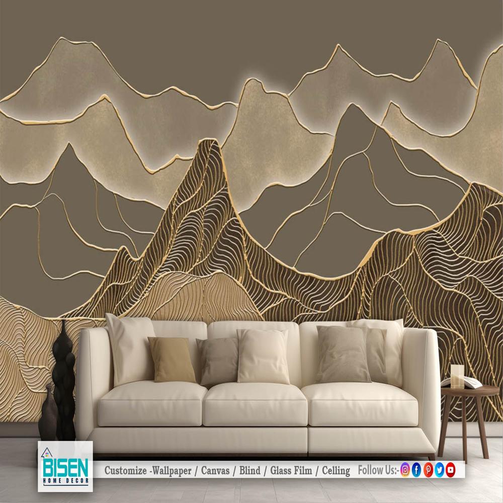 Abstract Art Wallpaper - Material: Non Woven
