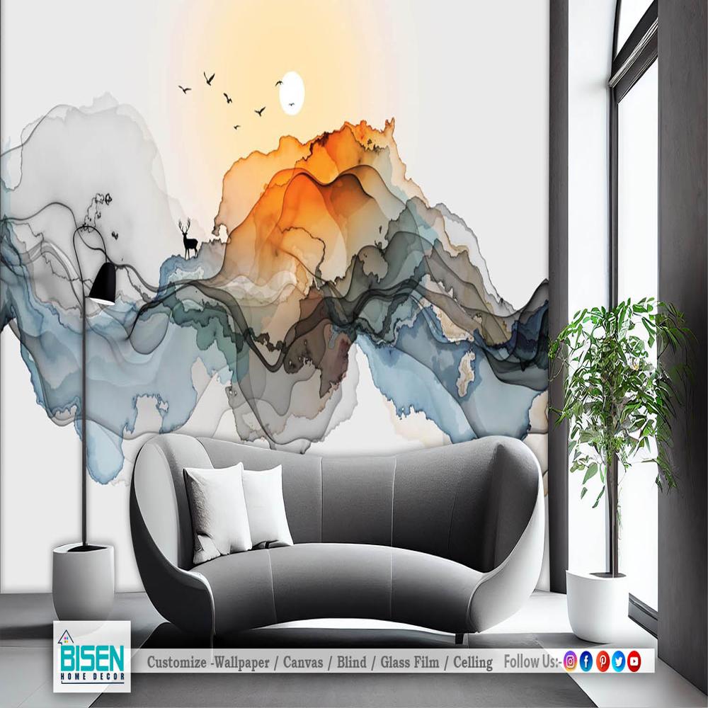 Abstract Texture Wallpaper - Material: Non Woven