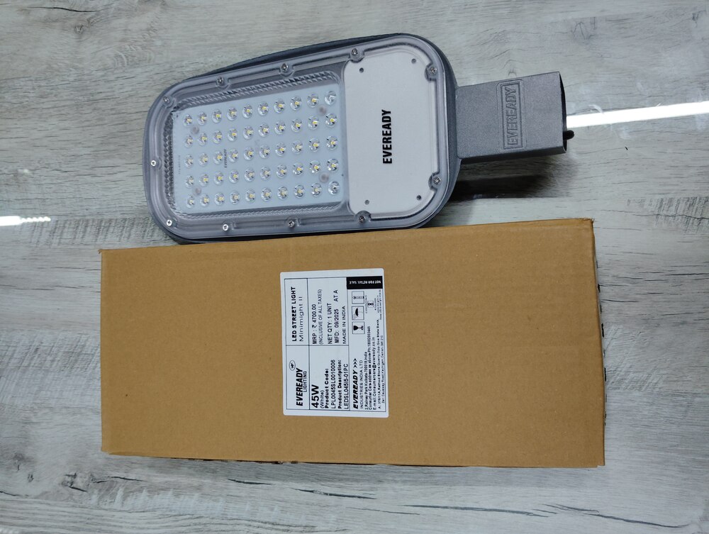 Eveready Citylite Mini 45-Watt LED Street Light (Grey) LEDSL045I5-01PC