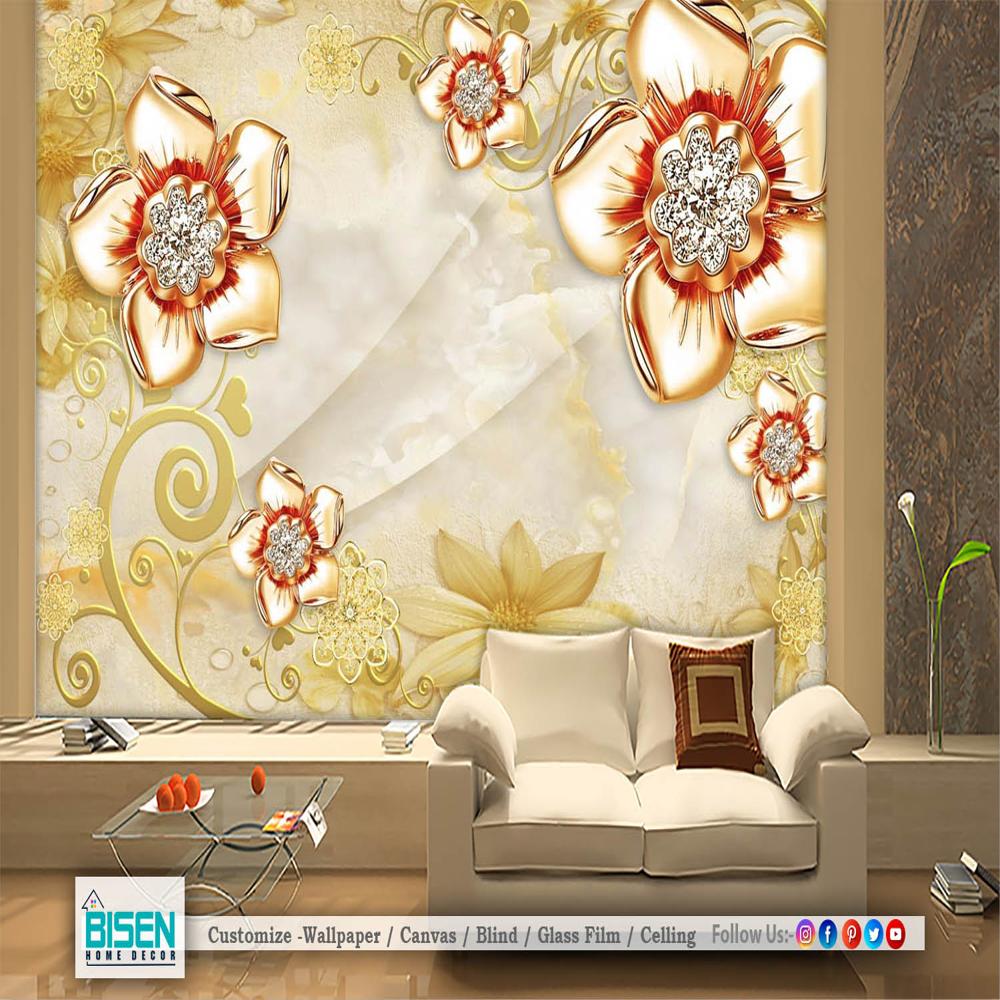 Abstract Geometric Wallpaper - Material: Non Woven