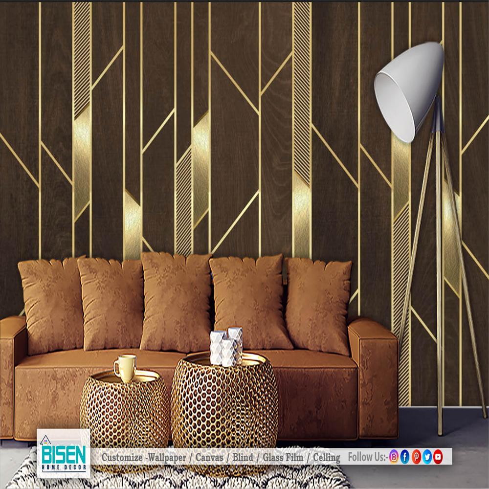 Abstract Geometric Wallpaper - Material: Non Woven