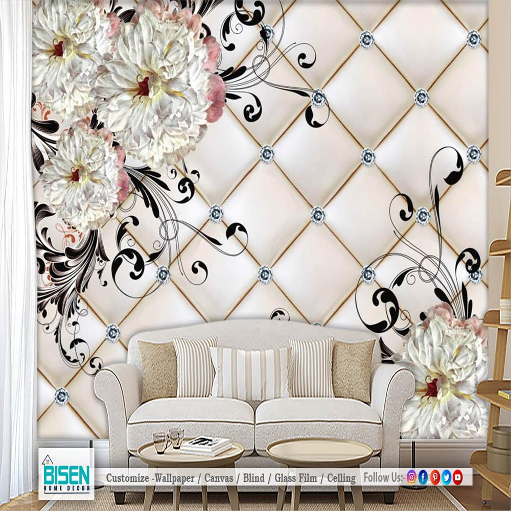 Abstract Pattern Wallpaper - Material: Non Woven