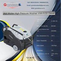 VOOT Hot Water High Pressure Washer VHH-8/20- 24Kw