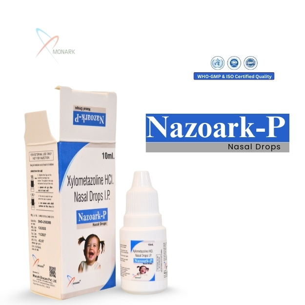 Xylometazoline Hcl , Nasal Drop Ip 10 Ml - Brand Name: Nazoark-p