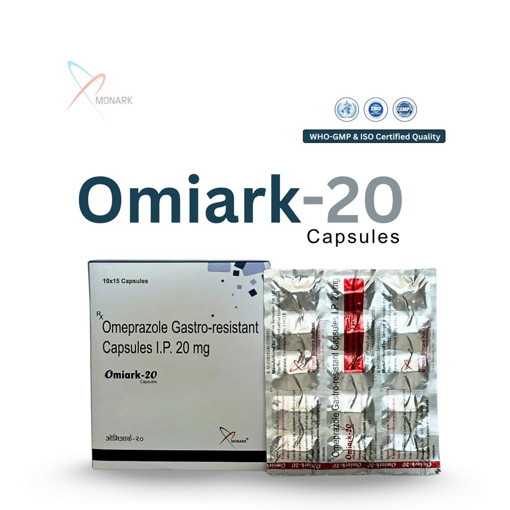 Omeprazole Capsules Ip - Brand Name: Omiark-20